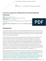 Deterioro Cognitivo y Demencia en La Enfermedad de Parkinson