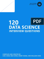 Sample Questions - Data Science Interviews