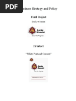 (Furqan Saleem) Final Project of BSP on Lucky Cement