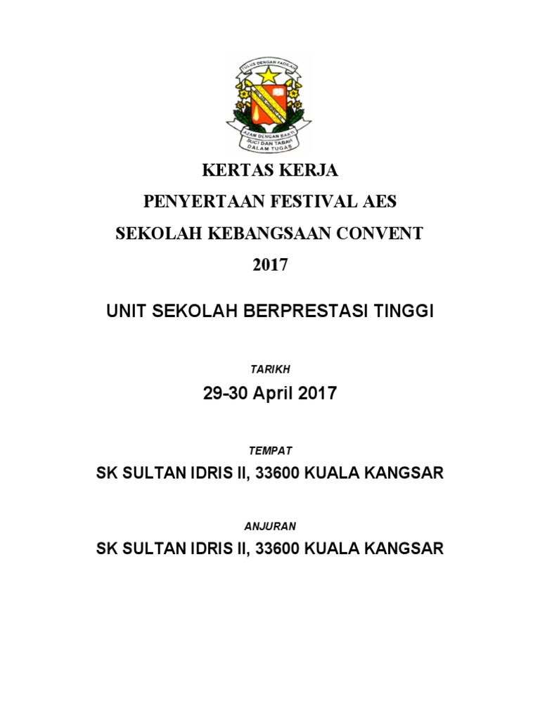 KERTAS KERJA Penyertaan | PDF