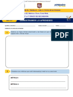 FICHA DE ACTIVIDAD SEMANA 29 - 3° y 4° Año