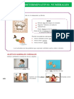 Comunicación Decima Clase (Los Adjetivos Numerales)