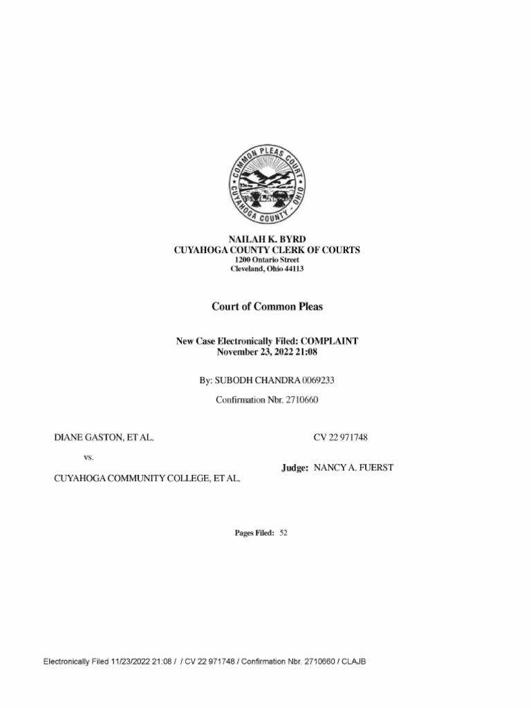 Tri c professors lawsuit pdf lawsuit complaint
