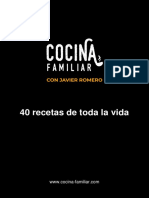 40 Recetas de Toda La Vidav