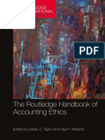 Routledge International Handbooks Eileen Z Taylor and Paul F Williams The Routledge Handbook of Accounting Ethics Rout