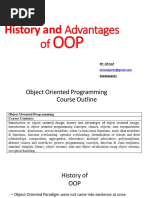 OOP-02 - History and Advantages of OOP