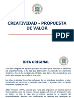 Creatividad - Propuesta de Valor 2022
