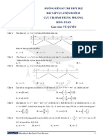 File đề BTTL buổi 11 Cực trị hàm trùng phương