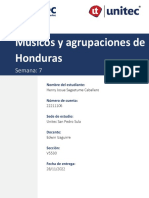 Musicos Y Agurpaciones de Honduras