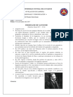 Biografia de Saussure