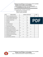 Daftar Hadir