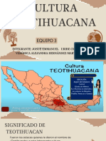 Cultura Teotihuacana Historia 3° A