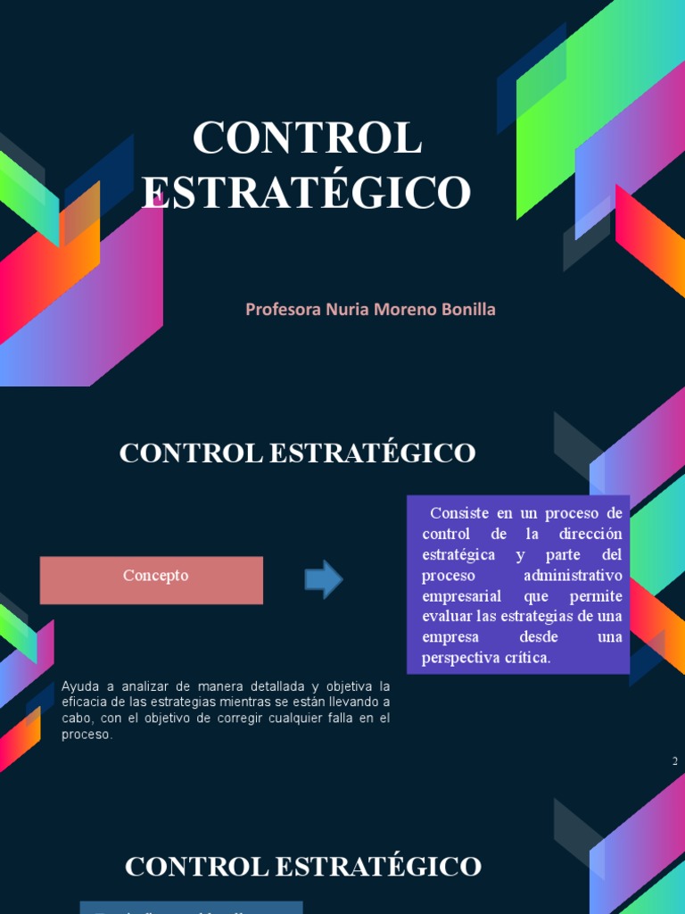 Control Estratégico: Clave para el Éxito Empresarial | PDF ...