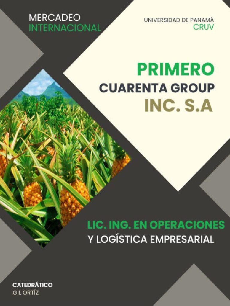Exportación de Piña en Panamá | PDF | Marketing | Antioxidante