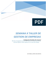 Semana X Taller de Gestion de Empresas