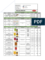 Lista Consorcio F&C 2021