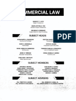 Mercantile Law (2021 SBU Memory Aid)