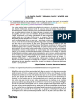 Ortografia Actividad de Aprendizaje 7B - en Equipo - Ejercicios de Repaso Punto Punto y Seguido Punto y Aparte Dos Puntos y Puntos Suspensivos.