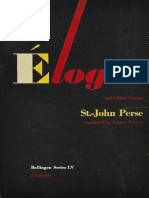 Saint-John Perse - Elóges & Other Poems-Pantheon (1965)