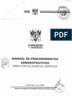 A0de5 Manual de Procedimientos Administrativos Direccion de Asuntos Juridicos