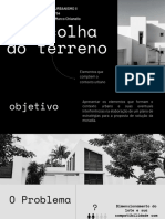 Projeto de Arquitetura e Urbanismo II