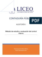 Métodos de Estudio y Evaluación - Control Interno - Colmenares Lara - de La Rosa Meraz