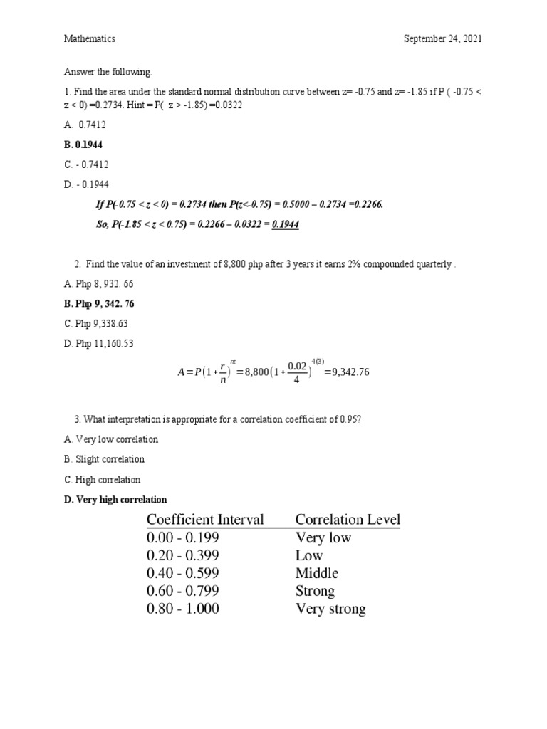 Rush Mathematics | PDF