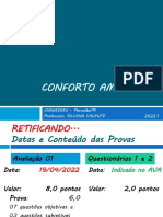 01.04 - Conforto Ambiental Lumínico e Acústico