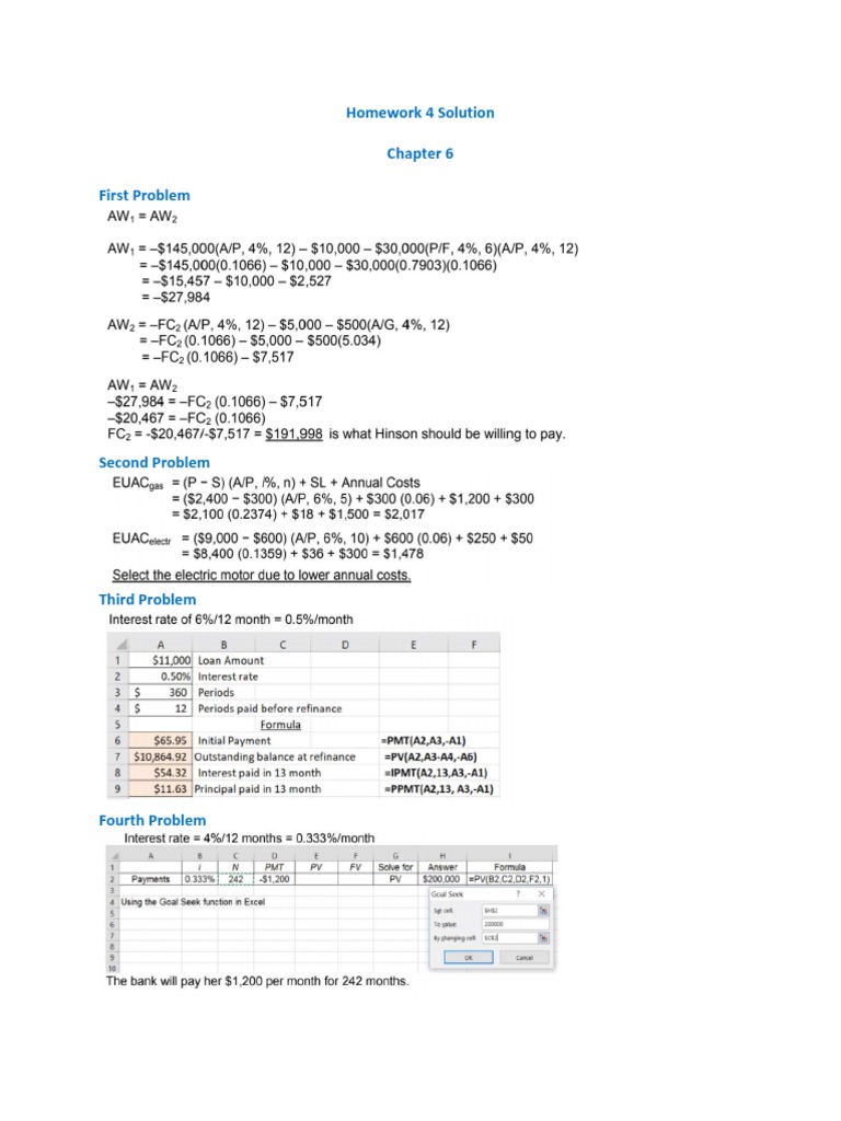 Homework 4 Solution Pdf
