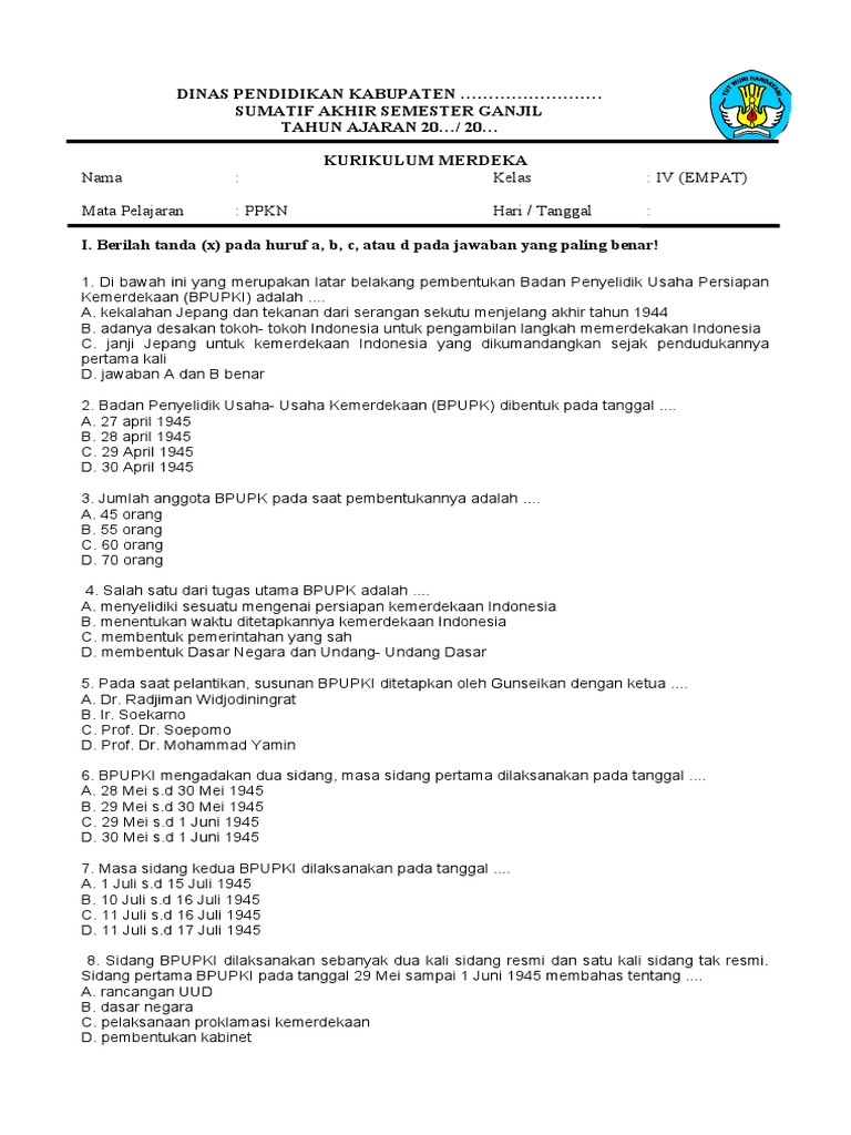 Mengasah Nalar Kritis: Panduan Lengkap Soal HOTS PKn Kelas 4