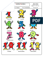 Lesson 1  Cardinal Numbers  1 Grade