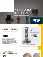 INVENCIONES ELECTICAS Linea Del Timpo