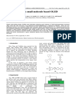 Blending Effect On Small Molecule Based OLED