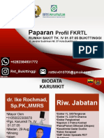 Paparan Profil FKRTL RST Bukittinggi