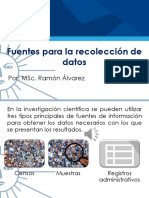 Fuentes para La Recolección de Datos