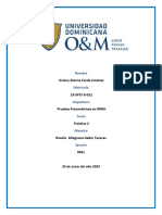 Resultados pruebas psicométricas candidatas Wonderlic