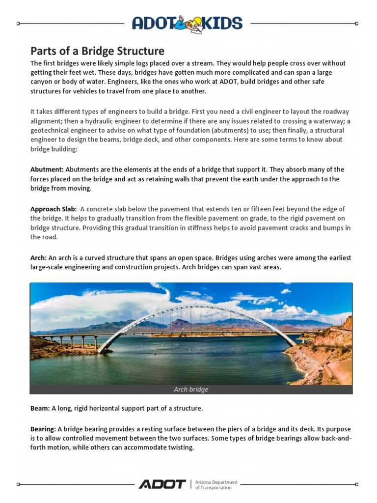 Parts of A Bridge Structure PDF