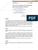 Aventura, Espectáculo Y Deporte en Los Inicios de La Aerostación en España (1784-1905)