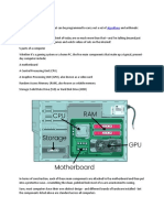 Parts of Computer