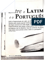 Entre o Latim e o Português