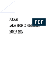 Format Askeb Prodi D3 Me