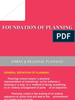 Foundation of Planning