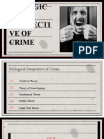 BIOLOGICAL PERSPECTIVES OF CRIME EXPLAINED
