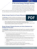 Impacts of COVID On The Energy Storage Industry