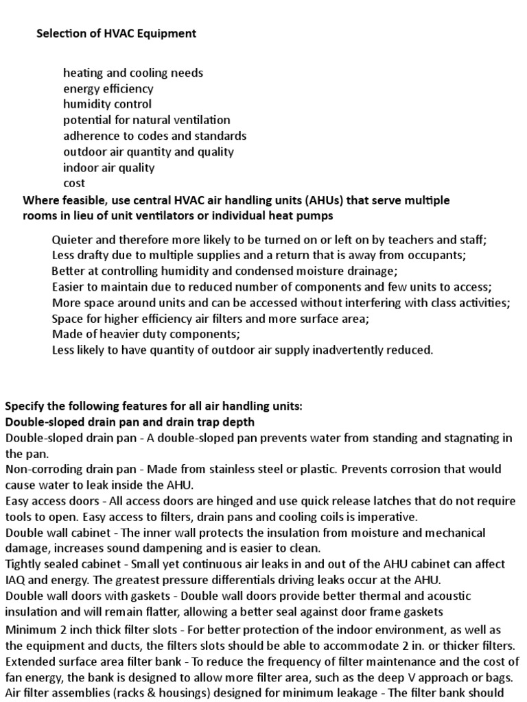 Hvac Unit PDF Ventilation (Architecture) Tools