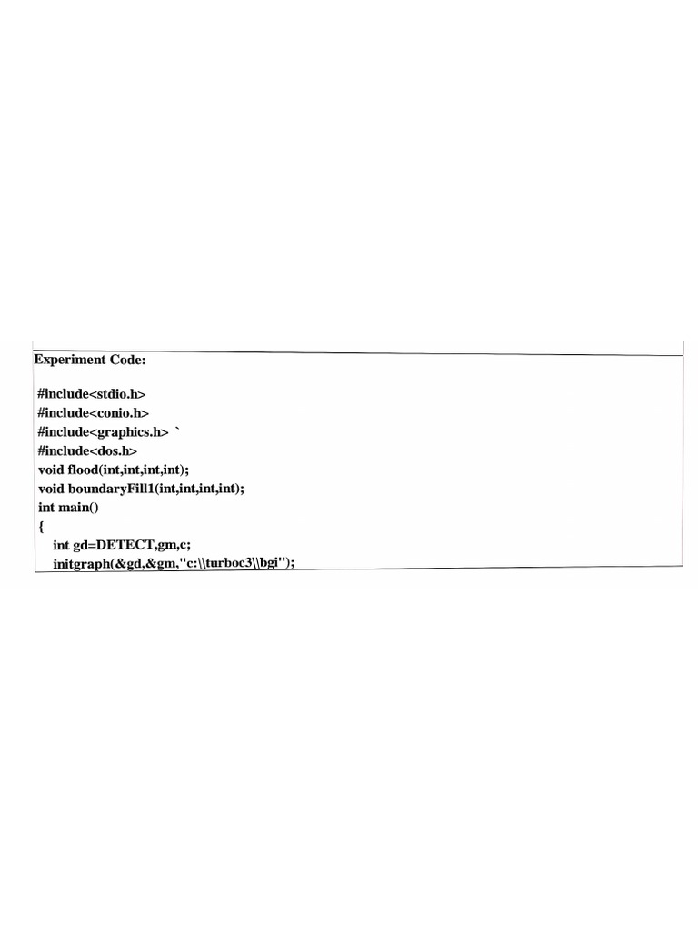 C program to demonstrate polygon fill algorithm pdf