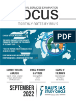 Rau's IAS Focus September 2022