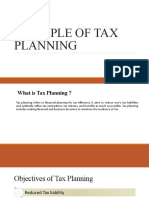 Example of Tax Planning