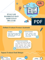 Evaluasi Hambatan Dan Kesulitan Belajar