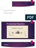 Types of Production Functions Explained in 40 Characters